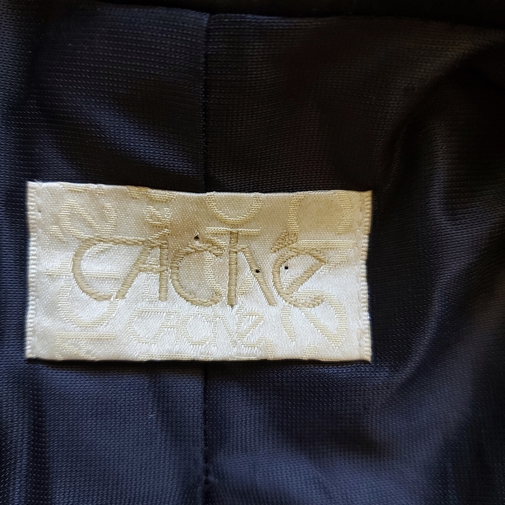 Women's fitted jacket (blazer) in black by Caché size 8 - Picture 6 of 10